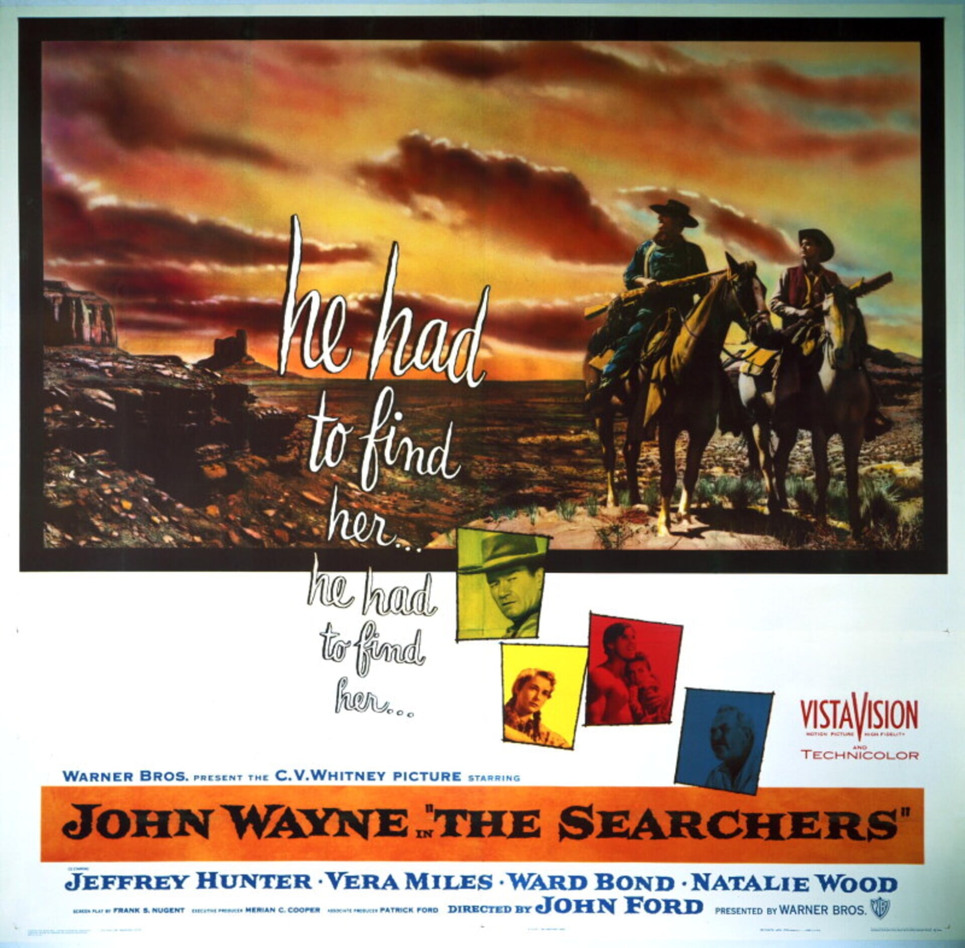 The Searchers Poster