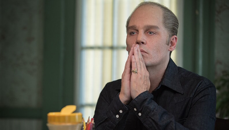 JOHNNY DEPP as Whitey Bulger in the drama "BLACK MASS."