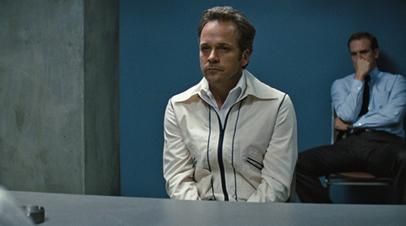 JOEL EDGERTON as John Connolly, PETER SARSGAARD as Brian Halloran and DAVID HARBOUR as John Morris in the drama “BLACK MASS.” 