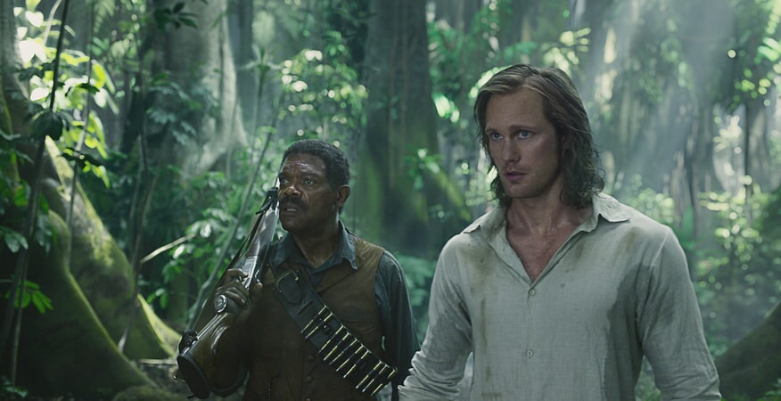 SAMUEL L. JACKSON as George Washington Williams and ALEXANDER SKARSGÅRD as Tarzan