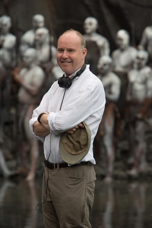 Director DAVID YATES on the set