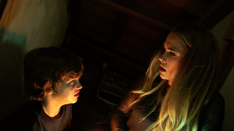 GABRIEL BATEMAN as Martin and TERESA PALMER as Rebecca 