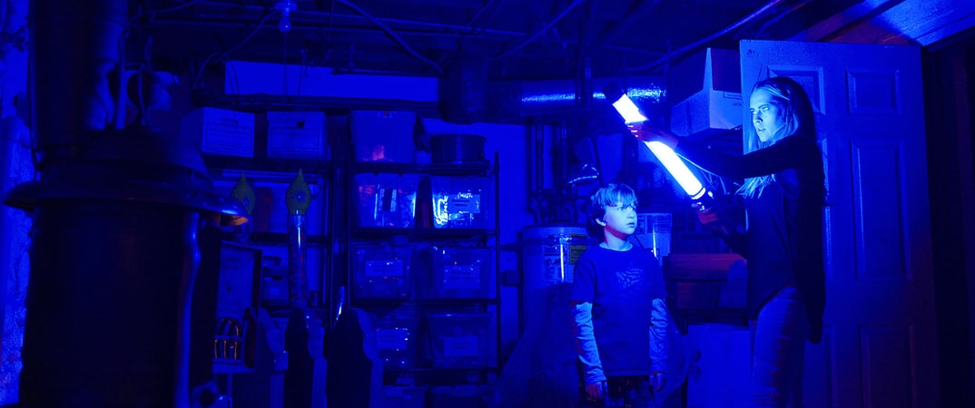 GABRIEL BATEMAN as Martin and TERESA PALMER as Rebecca
