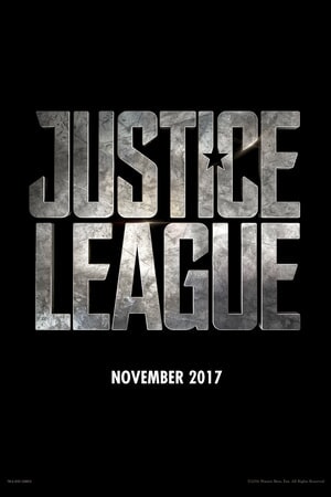 Justice League logo on black background