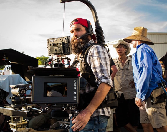 Director JORDAN VOGT-ROBERTS on the set of Warner Bros. Pictures', Legendary Pictures' and Tencent Pictures' action adventure "KONG: SKULL ISLAND," a Warner Bros. Pictures release.