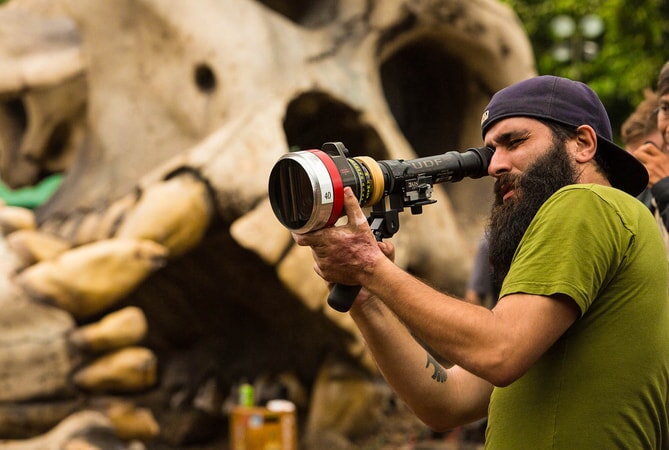 Director JORDAN VOGT-ROBERTS on the set of Warner Bros. Pictures', Legendary Pictures' and Tencent Pictures' action adventure "KONG: SKULL ISLAND," a Warner Bros. Pictures release.