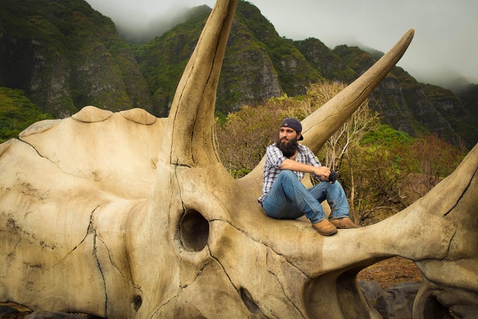 Director JORDAN VOGT-ROBERTS on the set of Warner Bros. Pictures, Legendary Pictures and Tencent Pictures' action adventure "KONG: SKULL ISLAND," a Warner Bros. Pictures release.