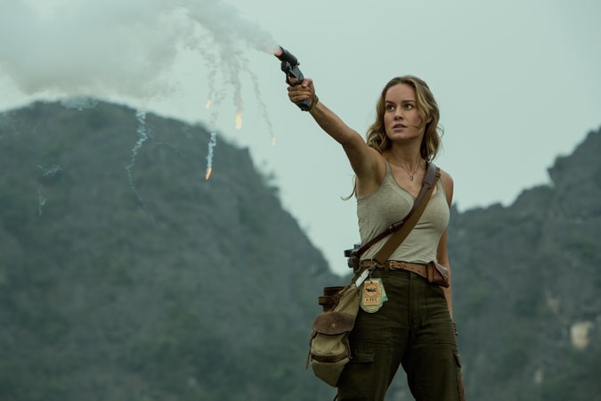 BRIE LARSON as Mason Weaver in Warner Bros. Pictures', Legendary Pictures' and Tencent Pictures' action adventure "KONG: SKULL ISLAND," a Warner Bros. Pictures release.