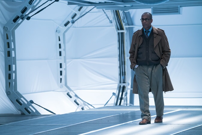 JOE MORTON as Dr. Silas Stone in Warner Bros. Pictures' action adventure "JUSTICE LEAGUE," a Warner Bros. Pictures release.