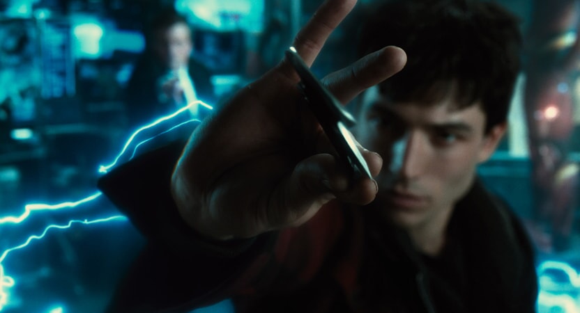 EZRA MILLER as Barry Allen in Warner Bros. Pictures' action adventure "JUSTICE LEAGUE," a Warner Bros. Pictures release.