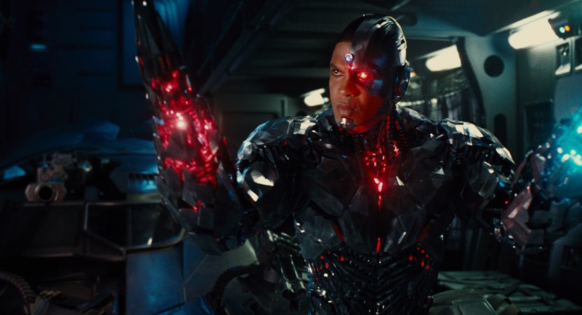 RAY FISHER as Cyborg in Warner Bros. Pictures' action adventure "JUSTICE LEAGUE," a Warner Bros. Pictures release.