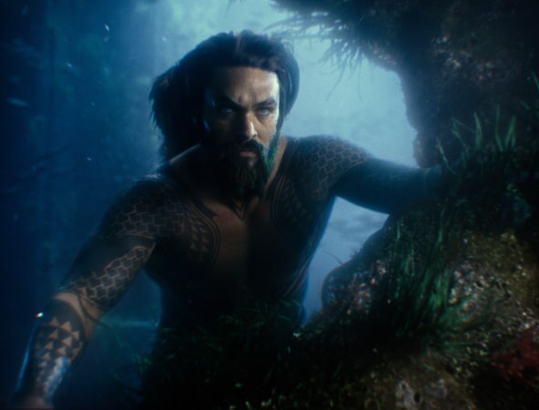 JASON MOMOA as Aquaman in Warner Bros. Pictures' action adventure "JUSTICE LEAGUE," a Warner Bros. Pictures release.
