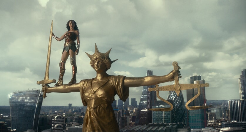 GAL GADOT as Wonder Woman in Warner Bros. Pictures' action adventure "JUSTICE LEAGUE," a Warner Bros. Pictures release.