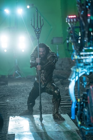 JASON MOMOA on the set of Warner Bros. Pictures' action adventure "JUSTICE LEAGUE," a Warner Bros. Pictures release.