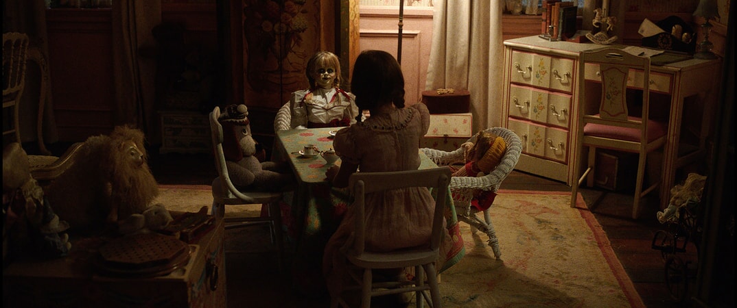 The Annabelle doll in New Line Cinema's supernatural thriller "ANNABELLE: CREATION," a Warner Bros. Pictures release.