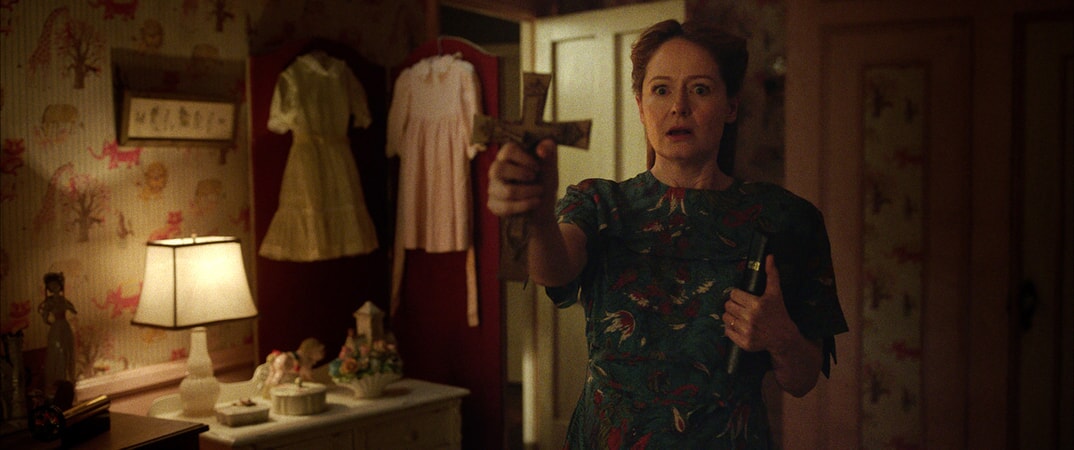 MIRANDA OTTO as Esther Mullins in New Line Cinema's supernatural thriller "ANNABELLE: CREATION," a Warner Bros. Pictures release.