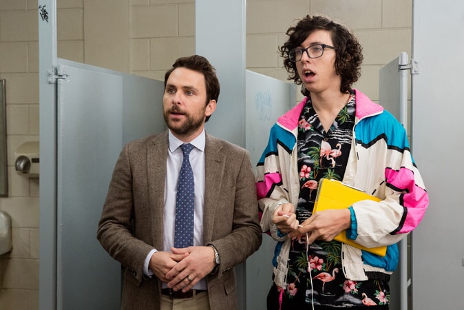 CHARLIE DAY as Andy Campbell and BILL KOTTKAMP as William in the New Line Cinema and Village Roadshow Pictures comedy "FIST FIGHT," a Warner Bros. Pictures release.