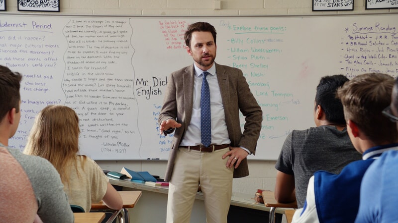 CHARLIE DAY as Andy Campbell in the New Line Cinema and Village Roadshow Pictures comedy "FIST FIGHT," a Warner Bros. Pictures release.