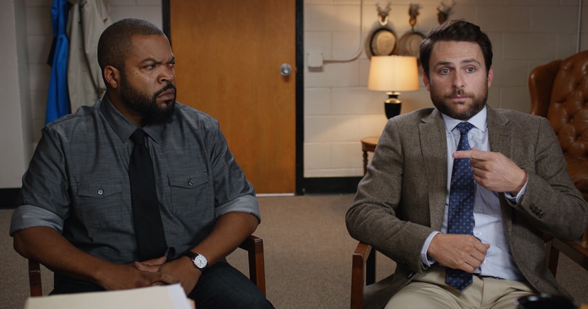 ICE CUBE as Ron Strickland and CHARLIE DAY as Andy Campbell in the New Line Cinema and Village Roadshow Pictures comedy “FIST FIGHT,” a Warner Bros. Pictures release.