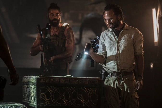 (Right) WALTON GOGGINS as Mathias Vogel in Warner Bros. Pictures' and Metro-Goldwyn-Mayer Pictures' action adventure "TOMB RAIDER," a Warner Bros. Pictures release.