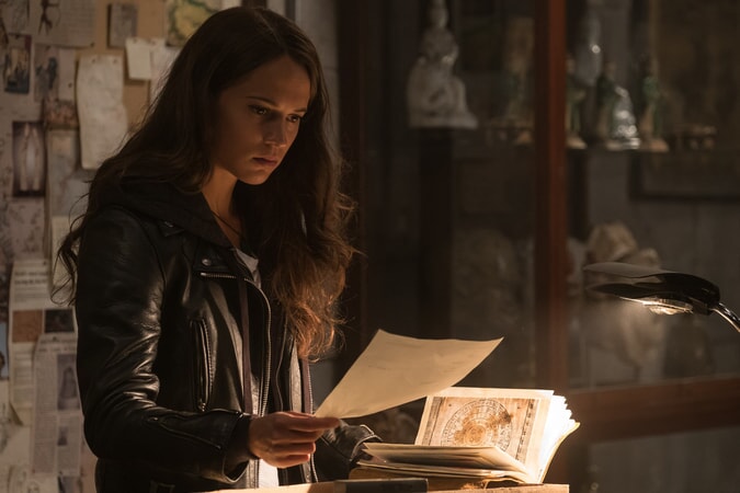 ALICIA VIKANDER as Lara Croft in Warner Bros. Pictures' and Metro-Goldwyn-Mayer Pictures' action adventure "TOMB RAIDER," a Warner Bros. Pictures release.