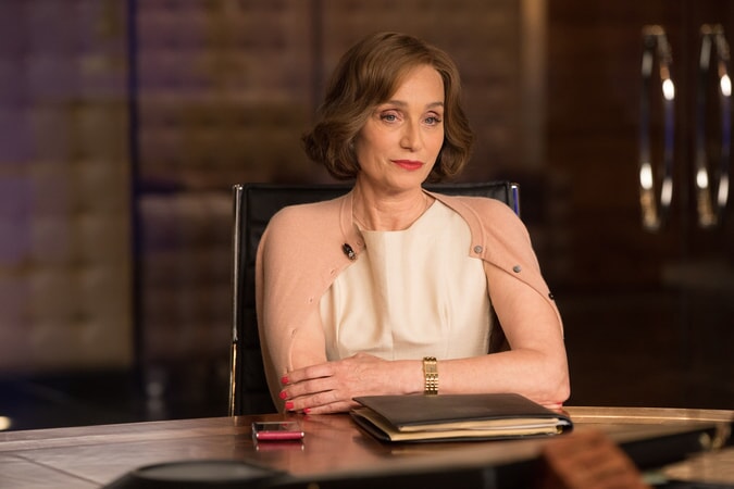 KRISTIN SCOTT THOMAS as Ana Miller in Warner Bros. Pictures' and Metro-Goldwyn-Mayer Pictures' action adventure "TOMB RAIDER," a Warner Bros. Pictures release.