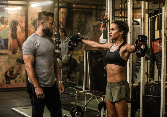 ALICIA VIKANDER as Lara Croft in Warner Bros. Pictures' and Metro-Goldwyn-Mayer Pictures' action adventure "TOMB RAIDER," a Warner Bros. Pictures release.