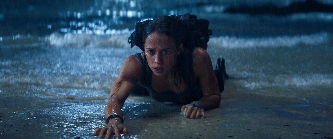 ALICIA VIKANDER as Lara Croft in Warner Bros. Pictures' and Metro-Goldwyn-Mayer Pictures' action adventure "TOMB RAIDER," a Warner Bros. Pictures release.