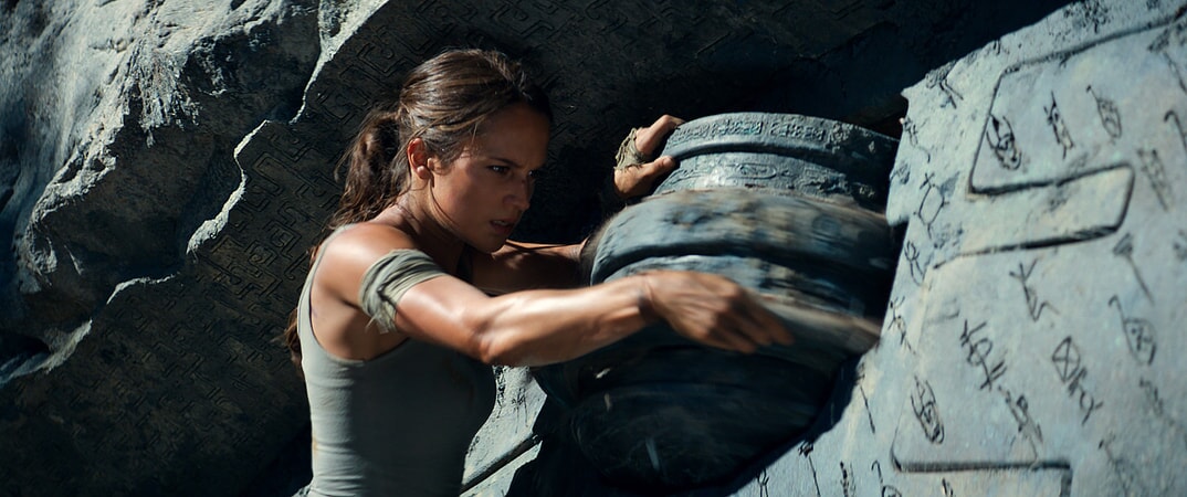 ALICIA VIKANDER as Lara Croft in Warner Bros. Pictures' and Metro-Goldwyn-Mayer Pictures' action adventure "TOMB RAIDER," a Warner Bros. Pictures release.
