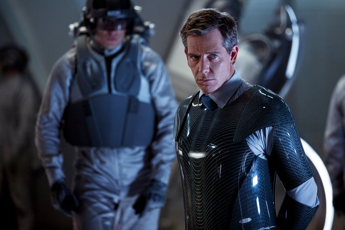 BEN MENDELSOHN as Nolan Sorrento in Warner Bros. Pictures', Amblin Entertainment's and Village Roadshow Pictures' action adventure "READY PLAYER ONE," a Warner Bros. Pictures release.