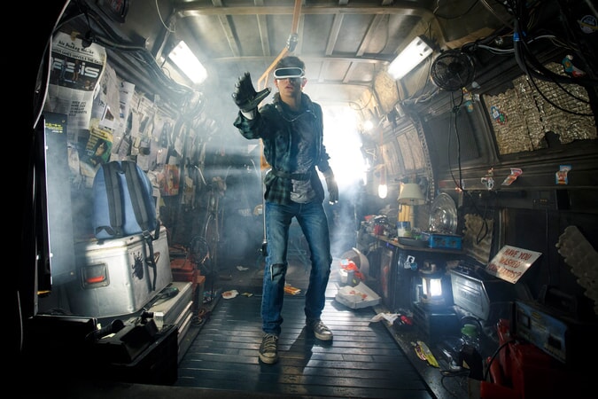 TYE SHERIDAN as Wade Watts in Warner Bros. Pictures,' Amblin Entertainment's and Village Roadshow Pictures' science fiction action adventure "READY PLAYER ONE," a Warner Bros. Pictures release.