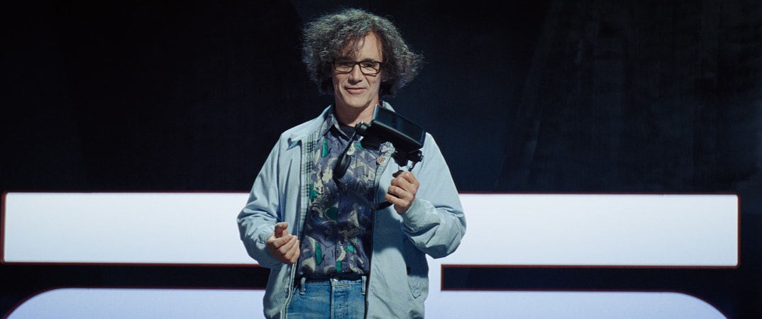 MARK RYLANCE as James Halliday in Warner Bros. Pictures', Amblin Entertainment's and Village Roadshow Pictures' action adventure "READY PLAYER ONE," a Warner Bros. Pictures release.