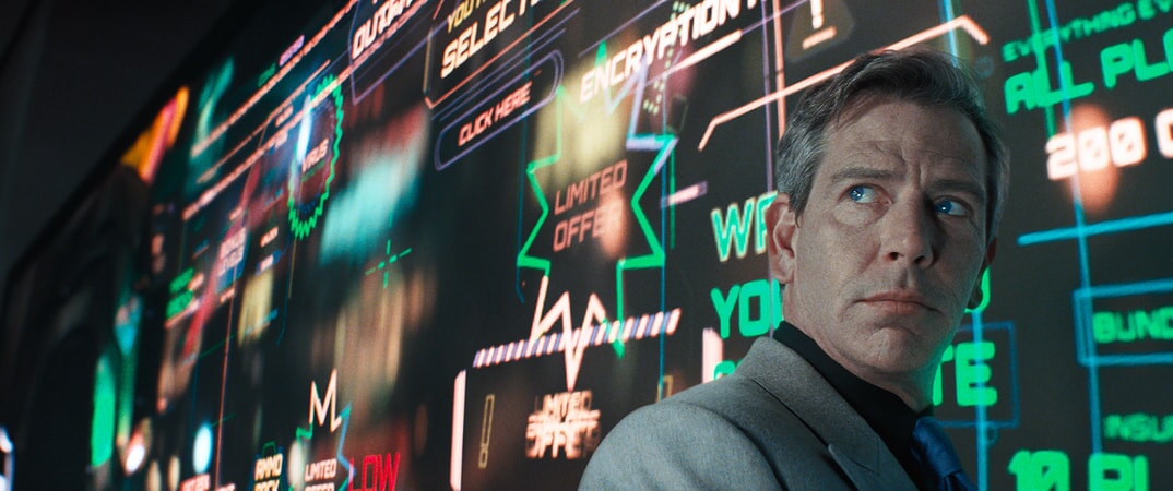 BEN MENDELSOHN as Nolan Sorrento in Warner Bros. Pictures', Amblin Entertainment's and Village Roadshow Pictures' action adventure "READY PLAYER ONE," a Warner Bros. Pictures release.