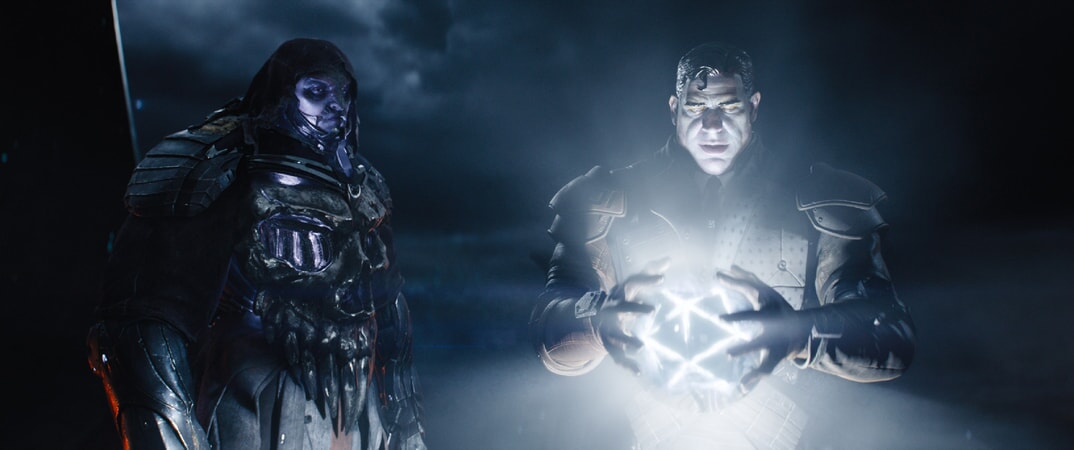 (L-R) T.J. MILLER as I-R0k and BEN MENDELSOHN as Sorrento in Warner Bros. Pictures', Amblin Entertainment's and Village Roadshow Pictures' action adventure "READY PLAYER ONE," a Warner Bros. Pictures release.