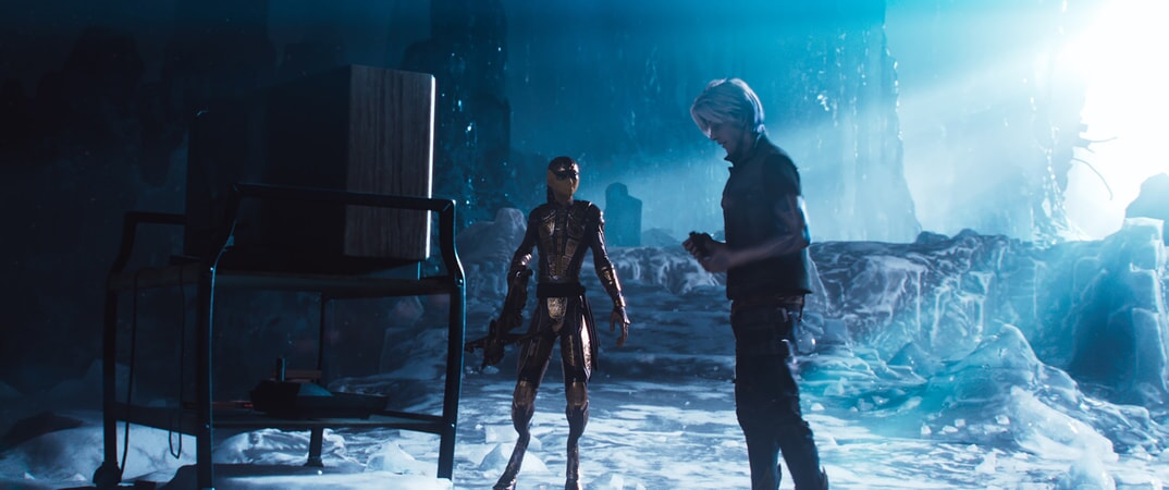 (L-R) PHILIP ZHAO as Sho and TYE SHERIDAN as Parzival in Warner Bros. Pictures', Amblin Entertainment's and Village Roadshow Pictures' action adventure "READY PLAYER ONE," a Warner Bros. Pictures release.