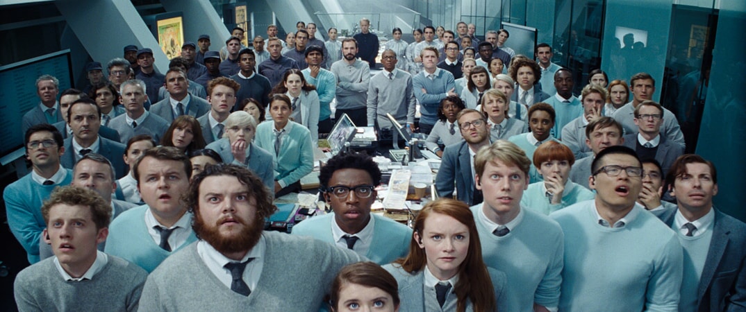 (Front L-R) JOE HURST as Oology Expert, JAMES DRYDEN as Oology Expert, KHALIL MADOVI as Oology Expert, RONA MORISON as Oology Expert and ERIC SIGMUNDSSON as Oology Expert in Warner Bros. Pictures', Amblin Entertainment's and Village Roadshow Pictures' action adventure "READY PLAYER ONE," a Warner Bros. Pictures release.