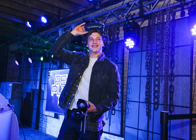 TYE SHERIDAN at SXSW 2018 in Austin, Texas for Warner Bros. Pictures,' Amblin Entertainment's and Village Roadshow Pictures' science fiction action adventure "READY PLAYER ONE," a Warner Bros. Pictures release.
