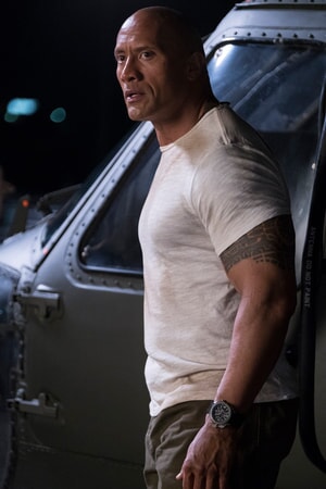 DWAYNE JOHNSON as Davis Okoye in New Line Cinema's and ASAP Entertainment's action adventure "RAMPAGE," a Warner Bros. Pictures release.