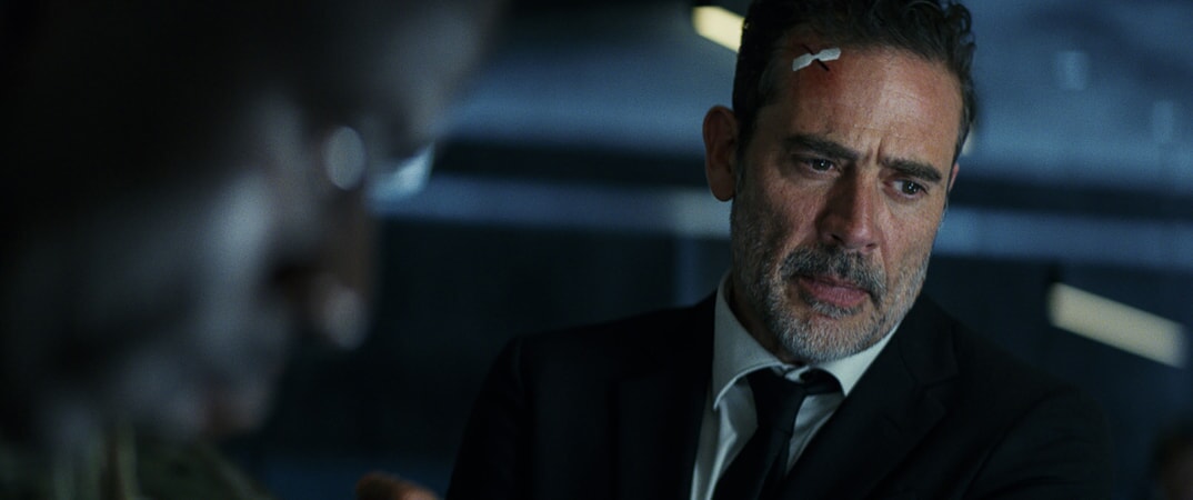 JEFFREY DEAN MORGAN as Harvey Russell in New Line Cinema's and ASAP Entertainment's action adventure "RAMPAGE," a Warner Bros. Pictures release.