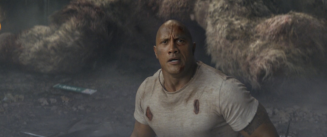 DWAYNE JOHNSON as Davis Okoye in New Line Cinema's and ASAP Entertainment's action adventure "RAMPAGE," a Warner Bros. Pictures release.