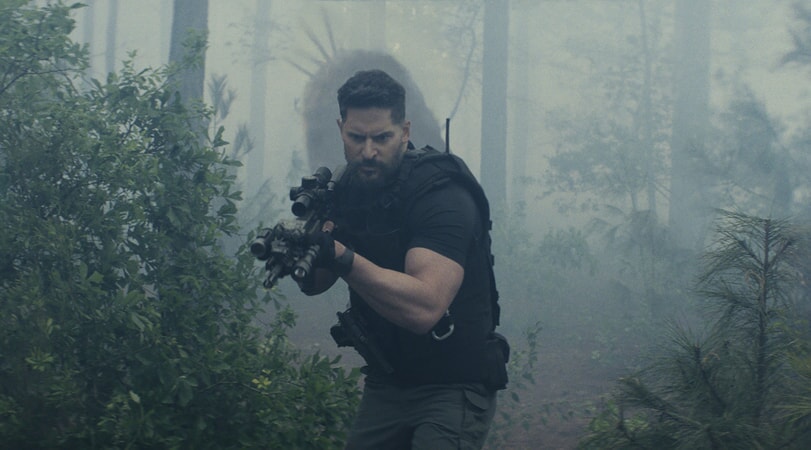 JOE MANGANIELLO as Burke in New Line Cinema's and ASAP Entertainment's action adventure "RAMPAGE," a Warner Bros. Pictures release.