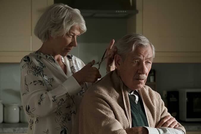HELEN MIRREN as Betty McLeish and IAN McKELLEN as Roy Courtnay in New Line Cinema’s suspense thriller "THE GOOD LIAR"