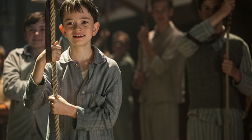 LEWIS MACDOUGALL as Nibs in Warner Bros. Pictures' and RatPac-Dune Entertainment's action adventure "PAN," a Warner Bros. Pictures release.