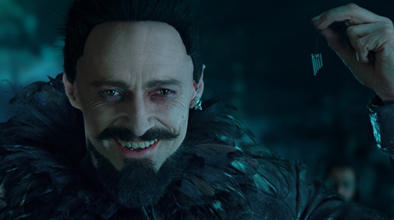 HUGH JACKMAN as Blackbeard in Warner Bros. Pictures' and RatPac-Dune Entertainment's action adventure "PAN," a Warner Bros. Pictures release.