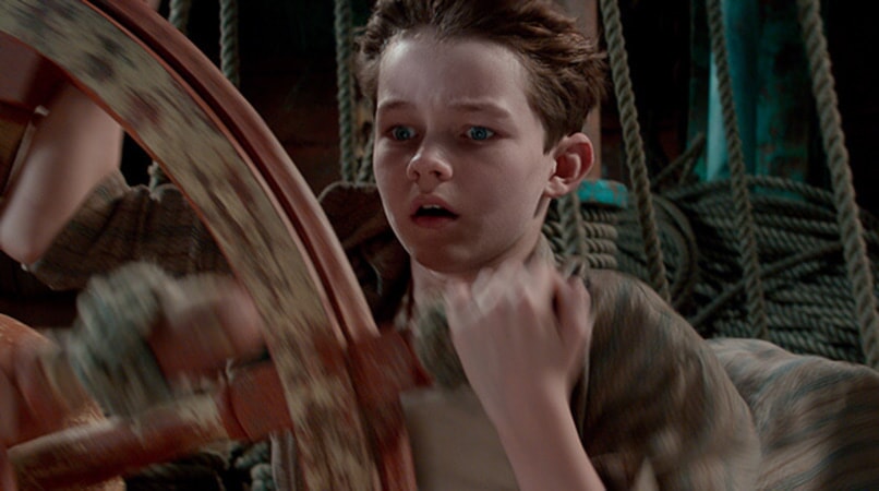 LEVI MILLER as Peter in Warner Bros. Pictures' and RatPac-Dune Entertainment's action adventure "PAN," a Warner Bros. Pictures release.