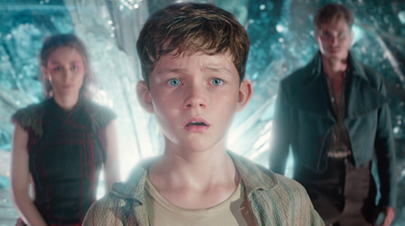 ROONEY MARA as Tiger Lily, LEVI MILLER as Peter and GARRETT HEDLUND as Hook in Warner Bros. Pictures' and RatPac-Dune Entertainment's action adventure "PAN," a Warner Bros. Pictures release.