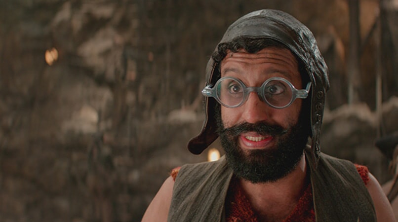 ADEEL AKHTAR as Sam Smiegel in Warner Bros. Pictures' and RatPac-Dune Entertainment's action adventure "PAN," a Warner Bros. Pictures release.