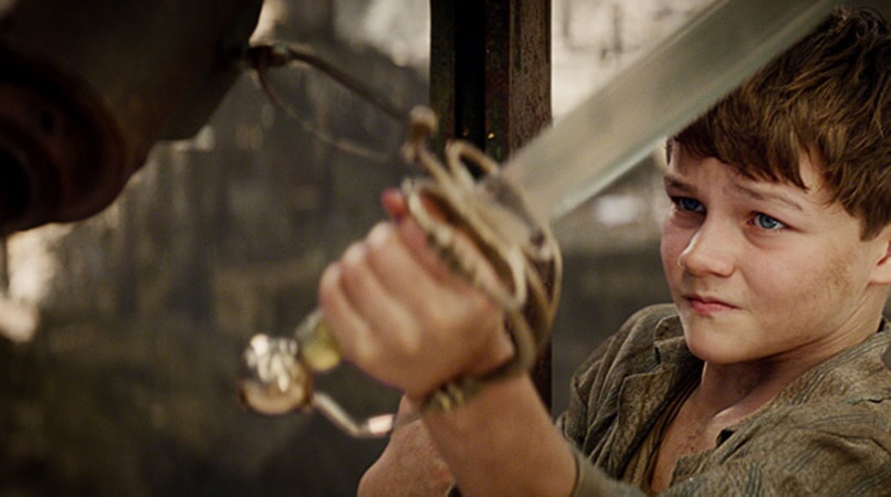 LEVI MILLER as Peter in Warner Bros. Pictures' and RatPac-Dune Entertainment's action adventure "PAN," a Warner Bros. Pictures release.