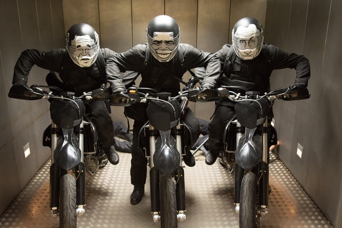 A scene from Alcon Entertainment's action thriller "POINT BREAK," a Warner Bros. Pictures release.