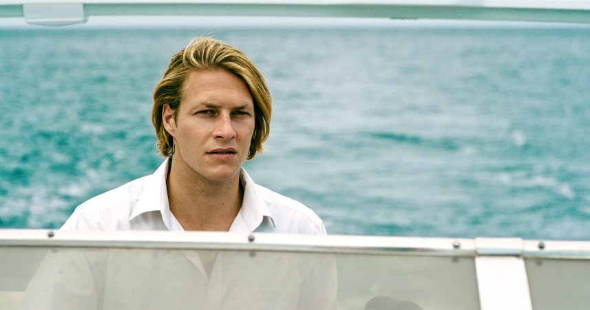 LUKE BRACEY as Utah in Alcon Entertainment's action thriller "POINT BREAK," a Warner Bros. Pictures release.